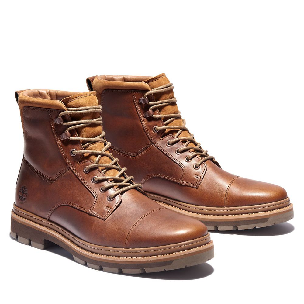 Botas de Nieve Timberland Argentina Hombre - Port Union Waterproof - Marrones - LVPAKG-832